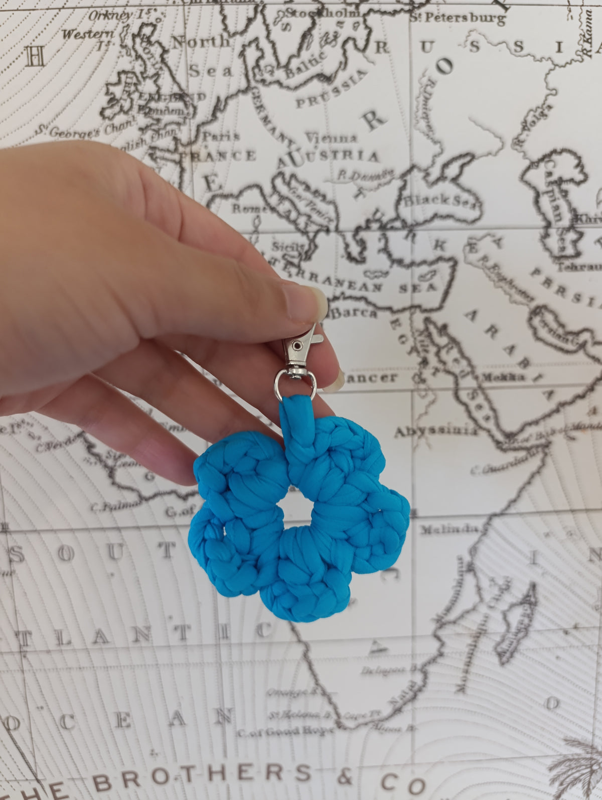 Porte-clé fleur
